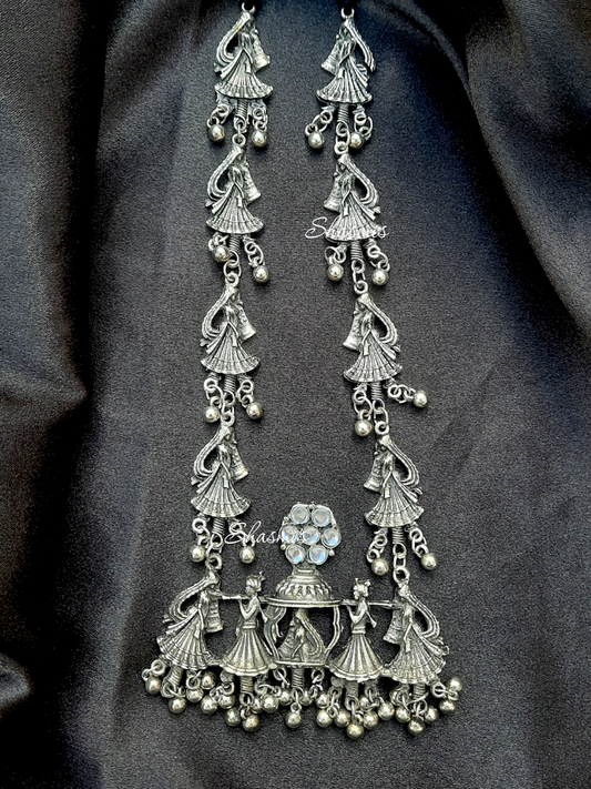 Long German Silver Bride Doli Design Necklace