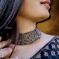 Oxidised Layer Choker Necklace