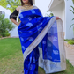 Blue Color Soft Baghlapuri Silk Saree