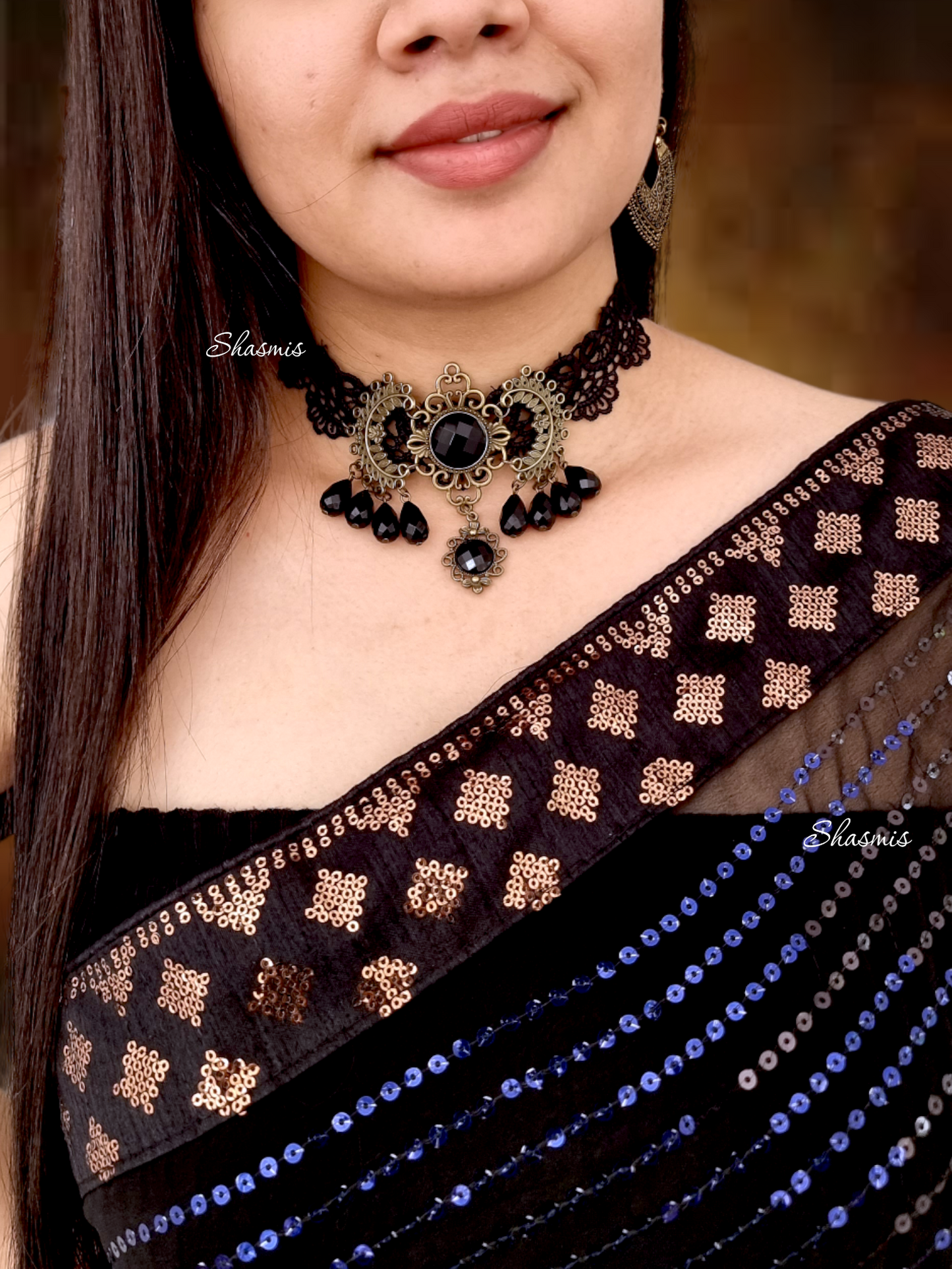 Black Neck Fancy Choker