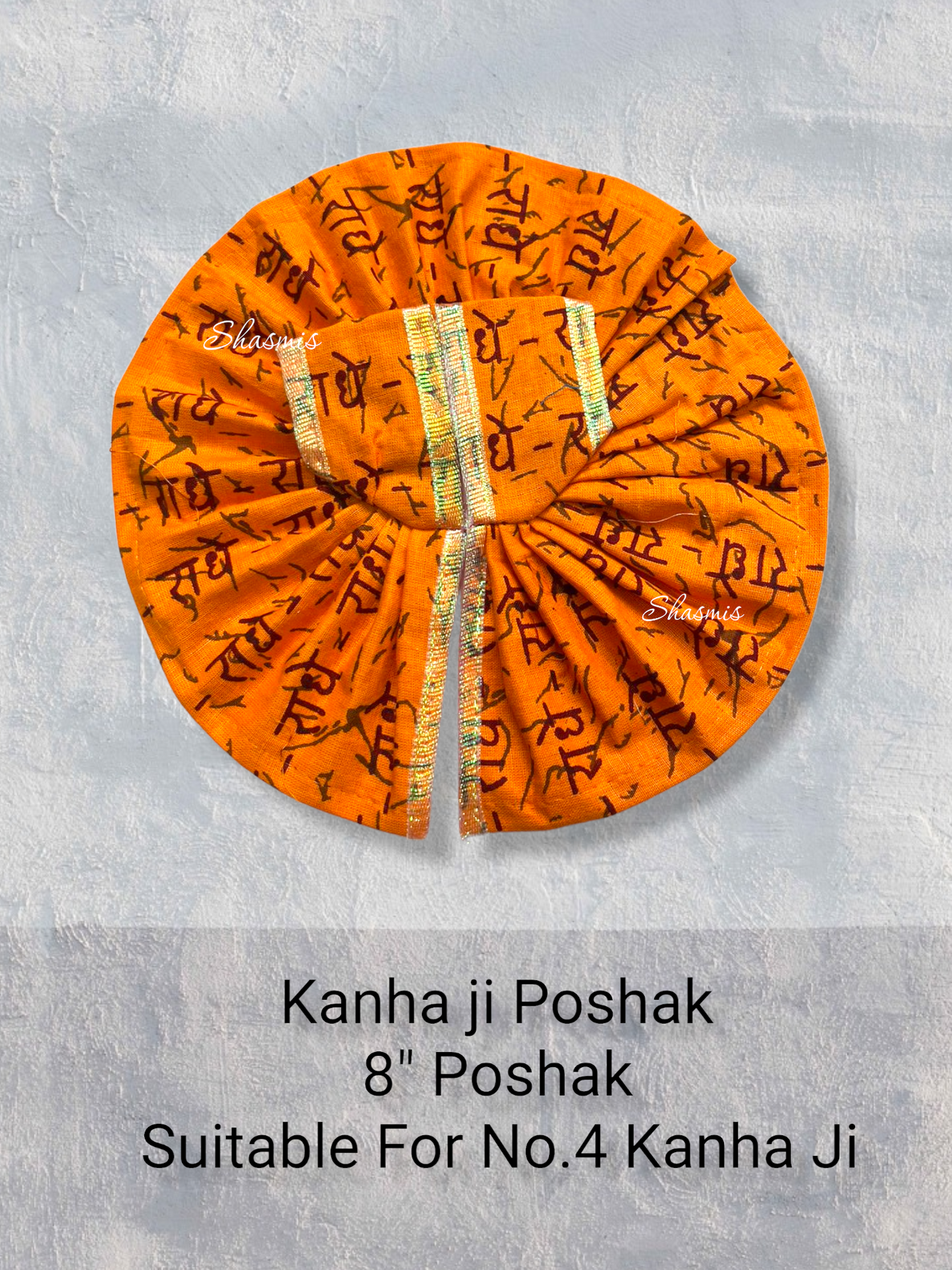 Kesariya Color Kanha Ji Poshak