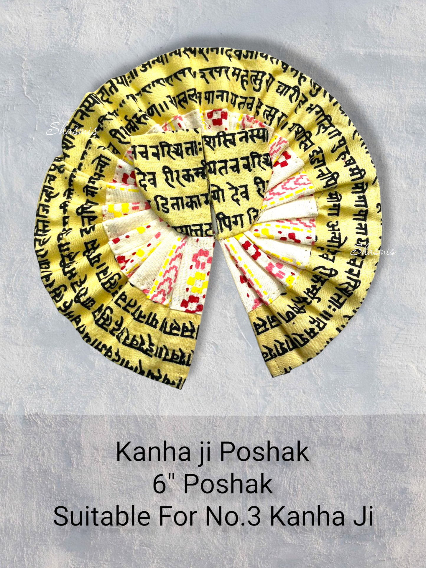 Yellow Color Design Printed Kanha Ji Poshak