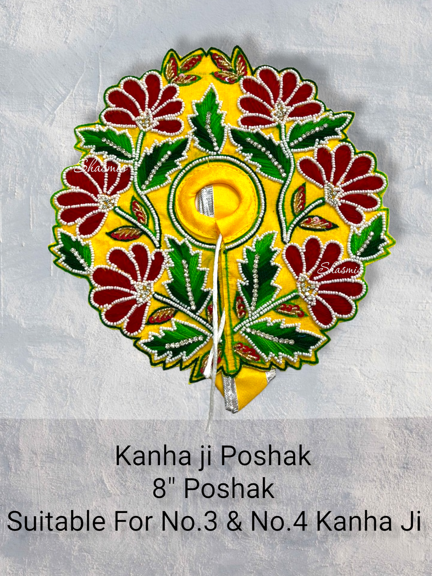 Flower Design Kanha Ji Poshak