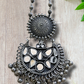 German Silver Sequence Necklace With Earrings
