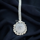 Silver Oxidised Design Ghungroo Mangtika