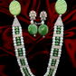 Long Pearl Fashion Tribal Necklace With Earrings