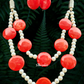 Long Color Strands Beads Tribal Boho Fashion Jewellery Necklace With Earrings