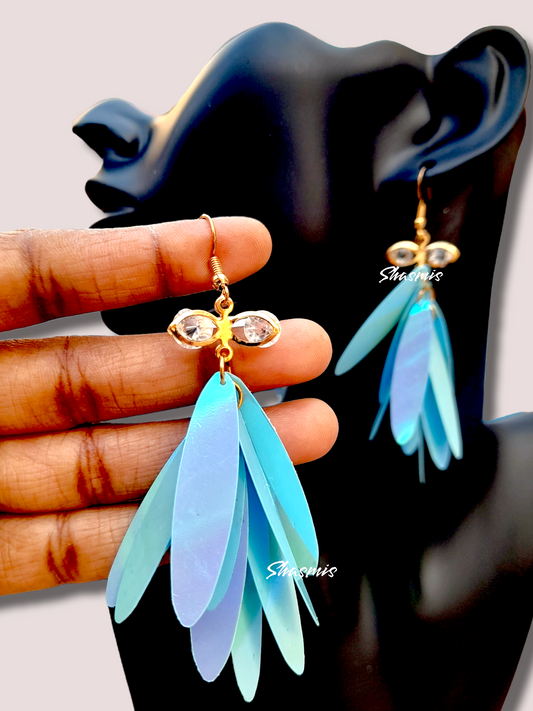 Blue Color Fashion Earrings