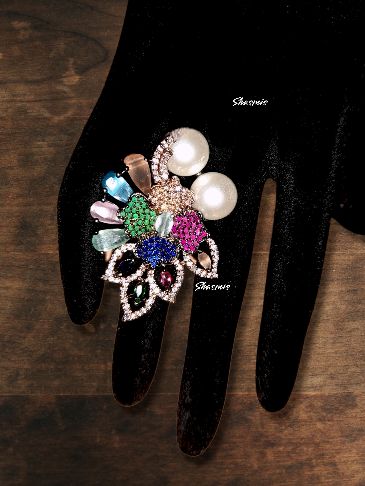 Multi colored diamond rings discount