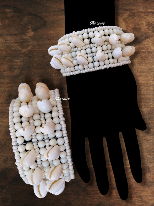 Sea Shell Wide Bracelets