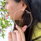 Rose Gold Humongous Hoop Earrings