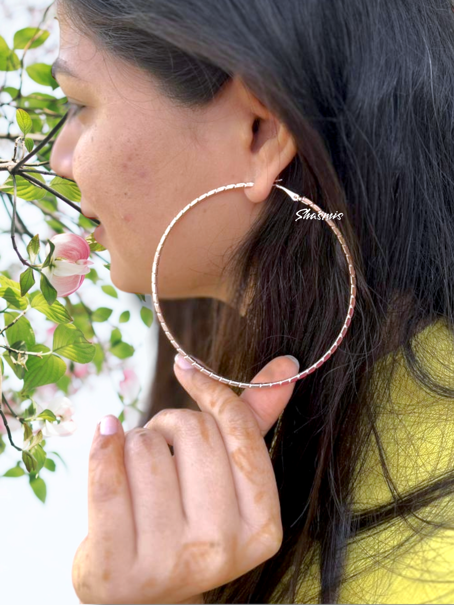 Rose Gold Humongous Hoop Earrings