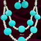 Long Color Strands Beads Tribal Boho Fashion Jewellery Necklace With Earrings