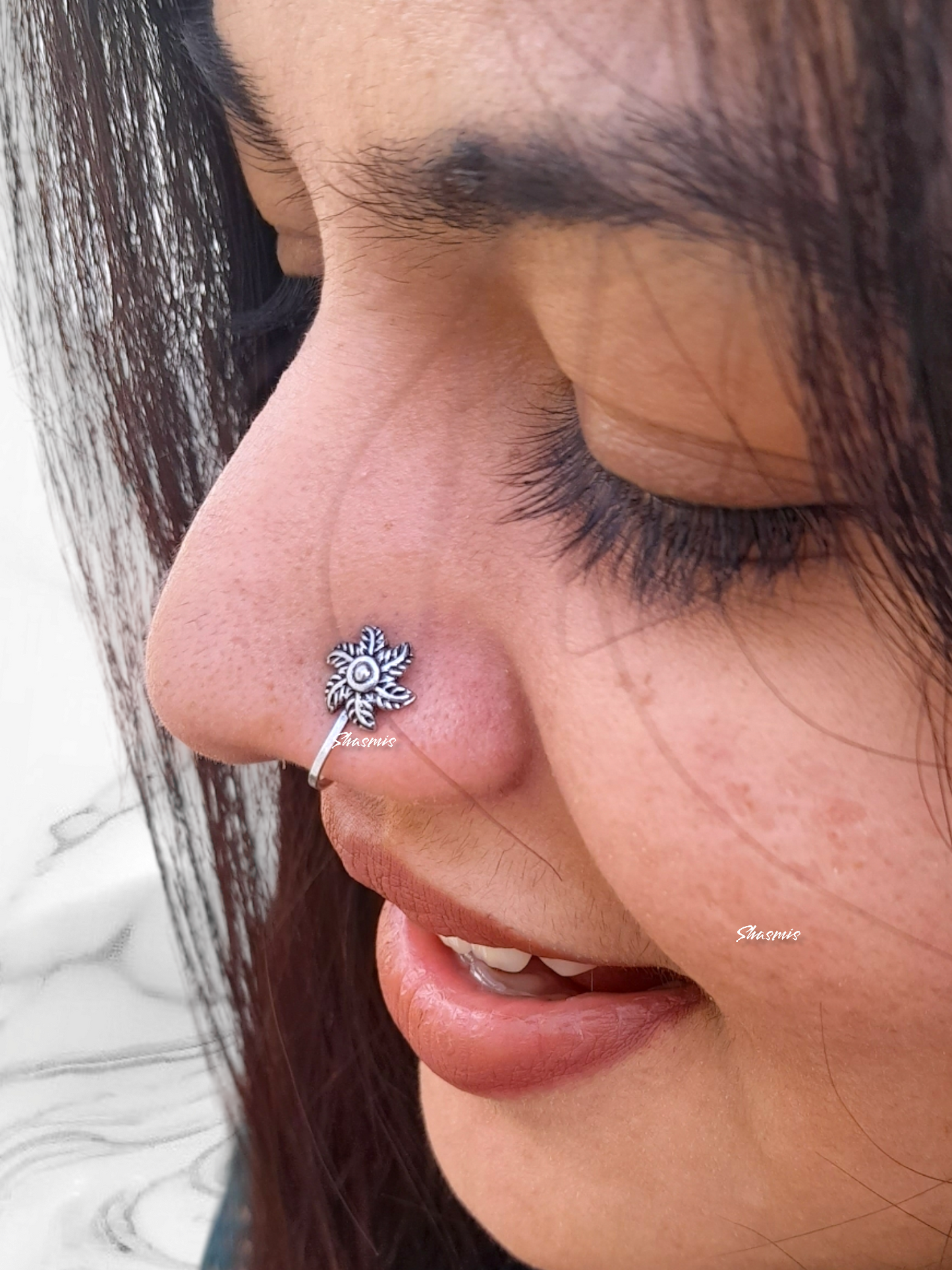 Oxidised nose sale pin price