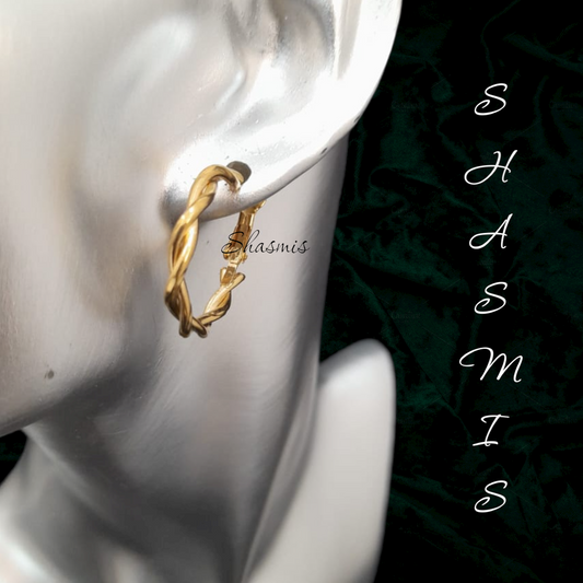 Spiral Hoop Earrings