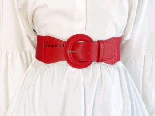 Red Color  Design Fancy Waist Belt