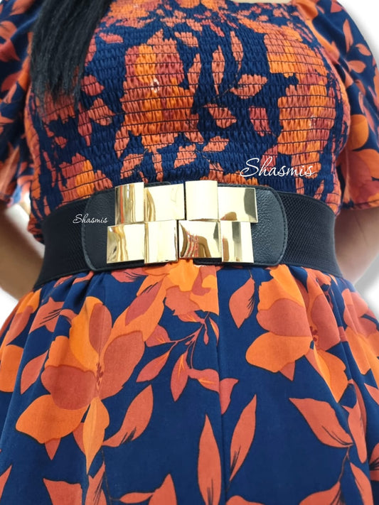 Black Stretchable Belt