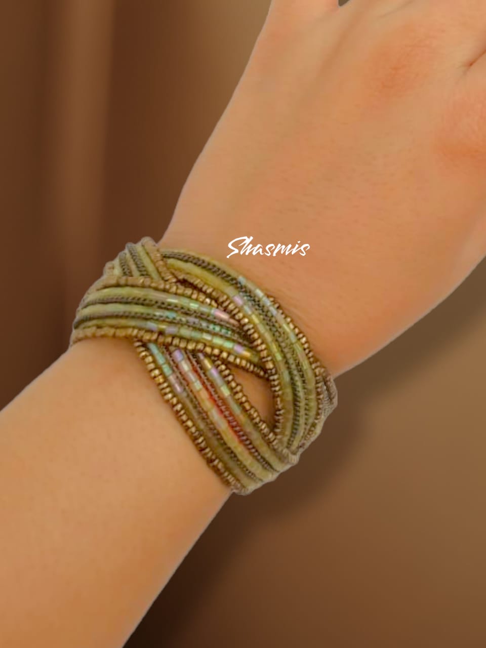 Olive Green Sequence Bracelets