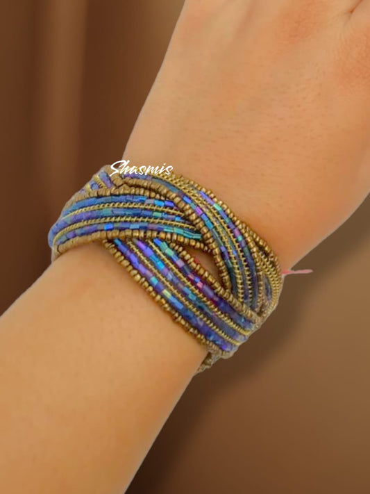 Blue Color Sequence Bracelets