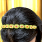 Red Stone Kundan Design Hair Band