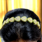 Kundan Design Gold Polish Hair Band