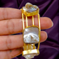 Mother Pearl With Gold Plated Bracelet