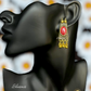 Multi Color Stone Golden Choker With Ghungroo On Drop with Earrings