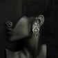White Stone German Silver Design Choker