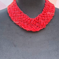 Maroon Color Small Sequence Design Choker