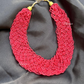 Maroon Color Small Sequence Design Choker