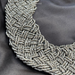 Silver Color Sequence Design Choker