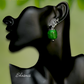 Green Color Beads Boho Trendy Necklace With Earrings