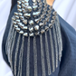 Shoulder Tassel Brooch, Pair