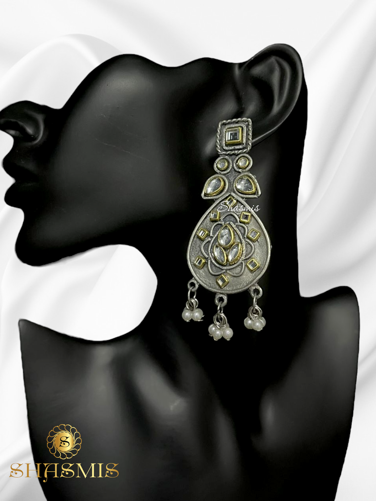 German Silver Ghungroo Neck Choker