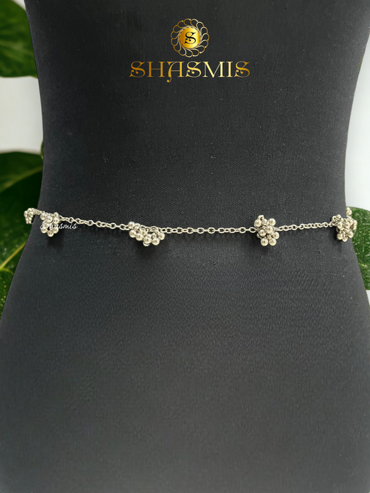 Ghungroo Silver Waist Belt
