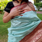Mint green and Marron Color Saree With heavy Border in Contrast, Fine Kanjeevaram Silk Saree