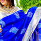 Blue Color Soft Baghlapuri Silk Saree