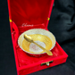Silver And Golden Design Bowl Spoon For Giftable