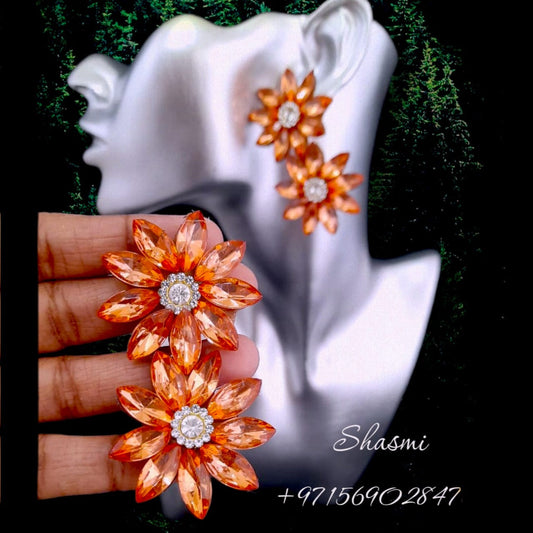 orange earring