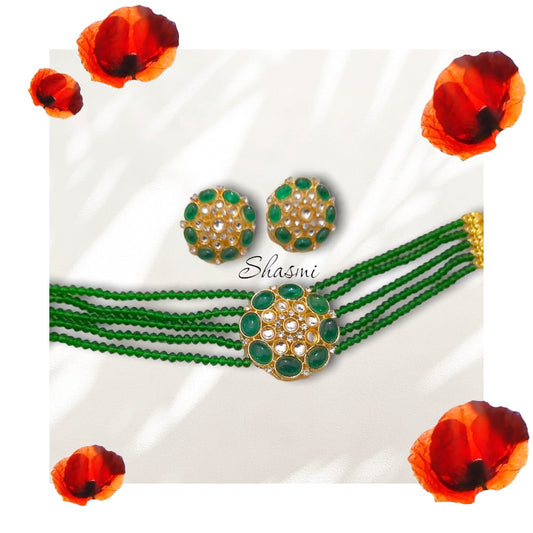 green neck piece
