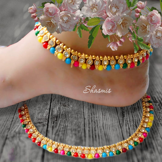 Multicolour Anklets