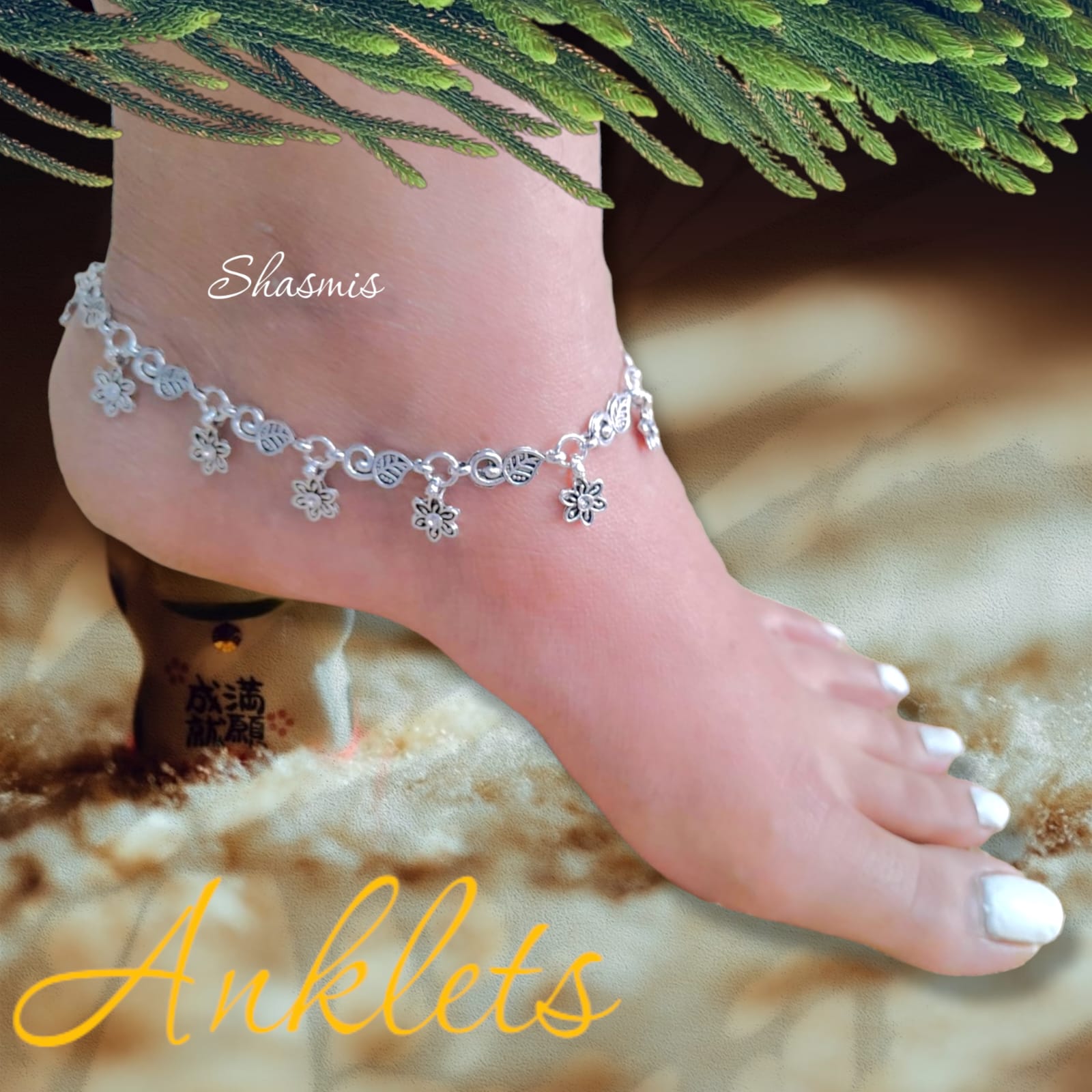 leaves Anklet