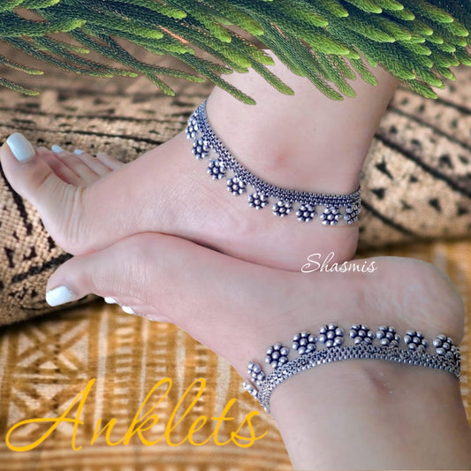 Flower Shape anklet