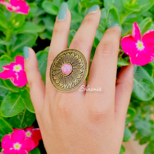 Pink Pearl Ring