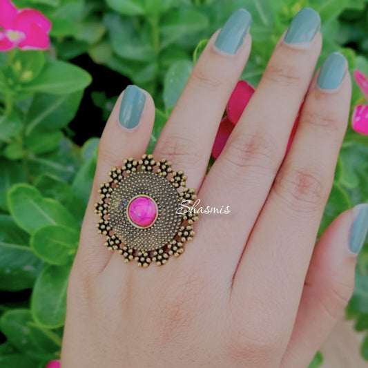 Pink pearl Rings