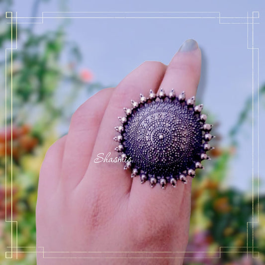 Oxidised Silver Ring