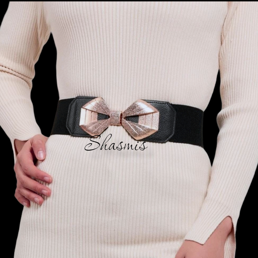 Black fashion Stretchable Belt