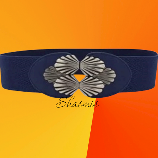 Blue Stretchable Belt