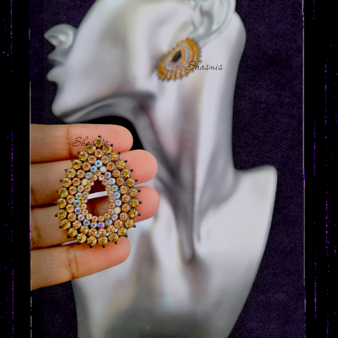 Shade Drop Stud Earrings