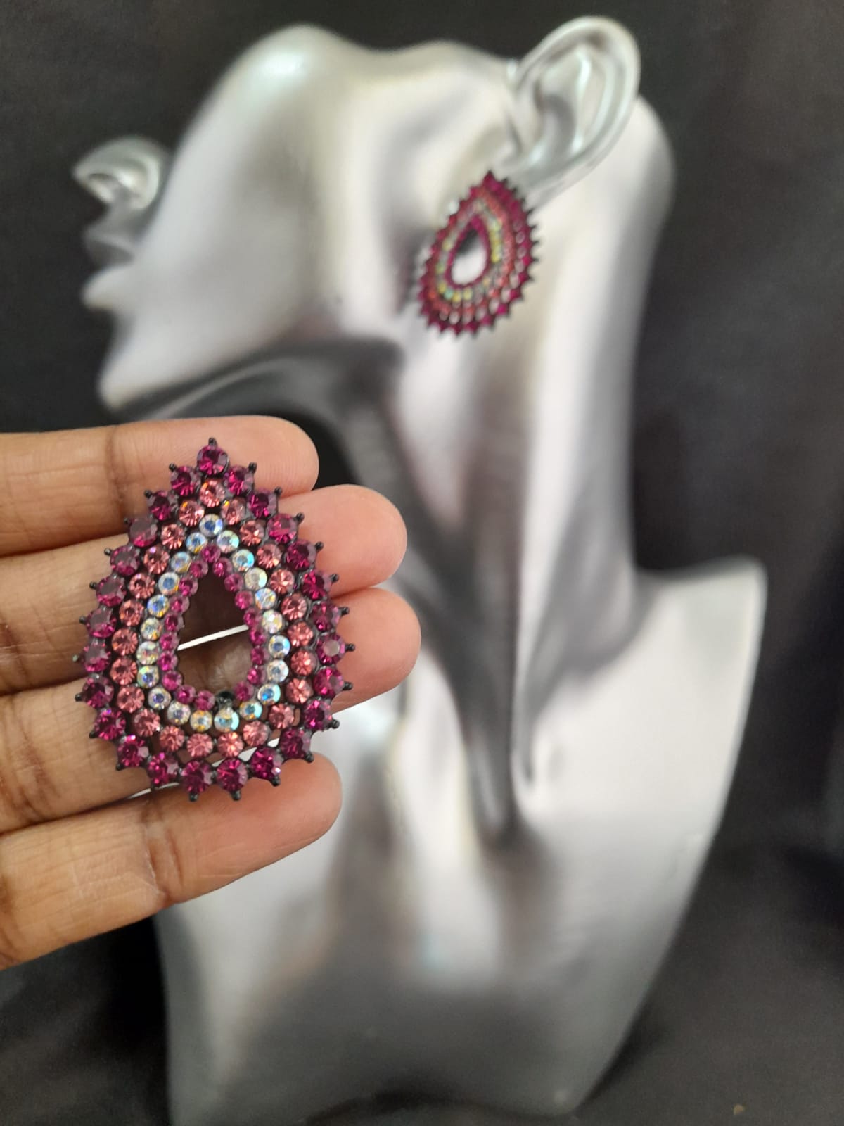 Shade Drop Stud Earrings